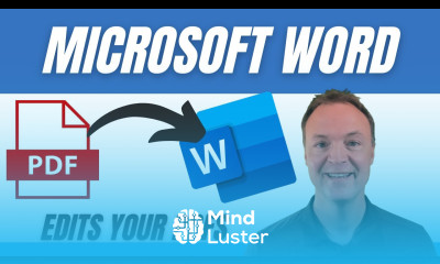 How to Convert then Edit Your PDFs in Microsoft Word