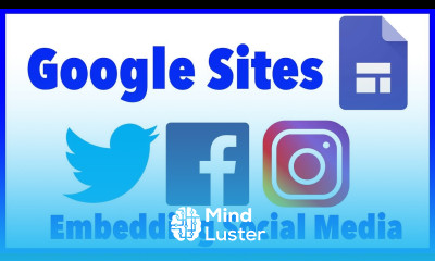 Google Sites Embed Social Media