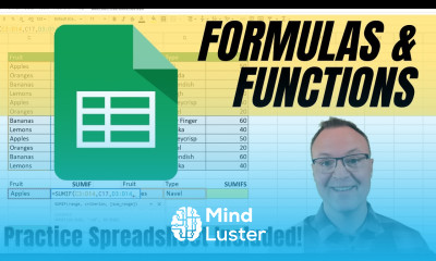 How to use Formulas and Functions in Google Sheets