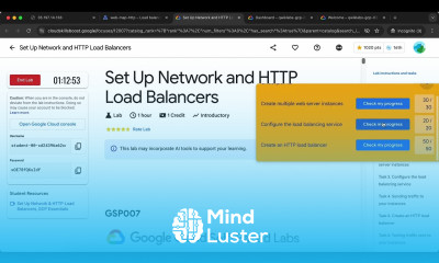 Set Up Network and HTTP Load Balancers GSP007