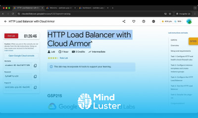 HTTP Load Balancer with Cloud Armor GSP215