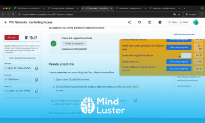 VPC Networks Controlling Access GSP213
