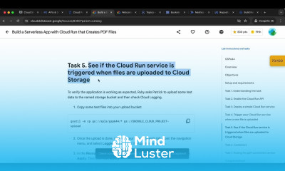 Build a Serverless App with Cloud Run that Creates PDF Files GSP644