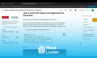 Deploy a Streamlit App Integrated with Gemini Pro on Cloud Run GSP1229