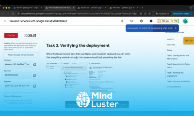 Provision Services with Google Cloud Marketplace GSP003