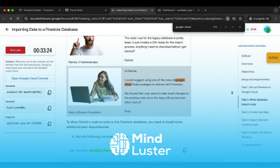 Importing Data to a Firestore Database GSP642