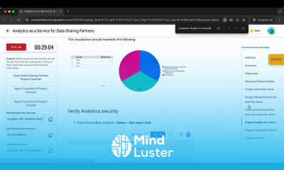 Analytics as a Service for Data Sharing Partners GSP1042