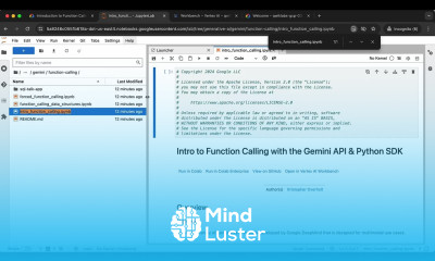 Introduction to Function Calling with Gemini GSP1227