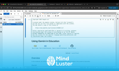 Using Gemini in Education GSP1232