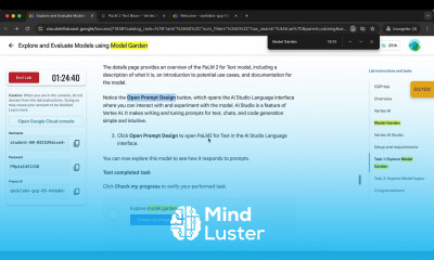 Explore and Evaluate Models using Model Garden GSP1166