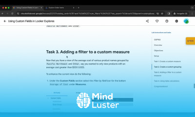 Using Custom Fields in Looker Explores GSP983