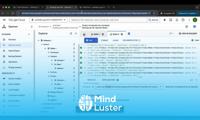 Cloud Spanner Defining Schemas and Understanding Query Plans GSP1050