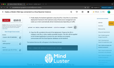 Deploy a Modern Web App connected to a Cloud Spanner Instance GSP1051