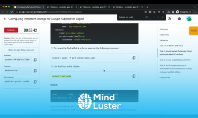 Configuring Persistent Storage for Google Kubernetes Engine