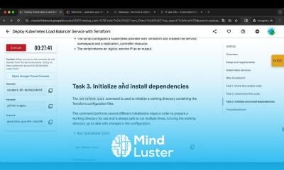 Deploy Kubernetes Load Balancer Service with Terraform GSP233
