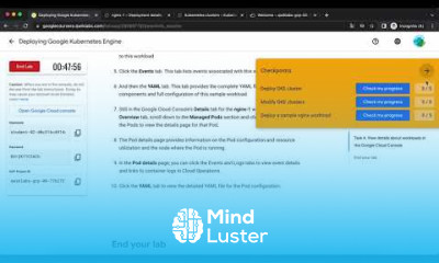 Deploying Google Kubernetes Engine