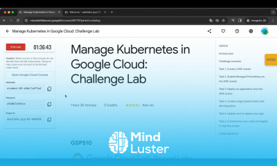 Manage Kubernetes in Google Cloud Challenge Lab GSP510