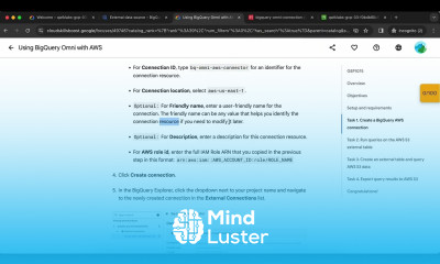 Using BigQuery Omni with AWS GSP1075