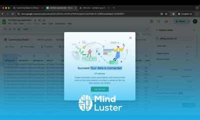 Examining BigQuery Billing Data in Google Sheets GSP623