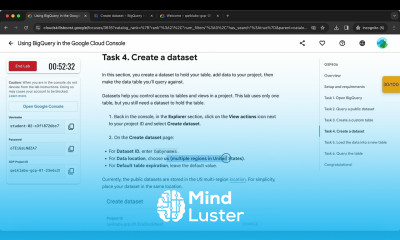 Using BigQuery in the Google Cloud Console GSP406
