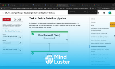 ETL Processing on Google Cloud Using Dataflow and BigQuery Python GSP290
