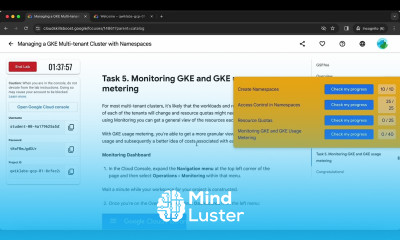 Managing a GKE Multi tenant Cluster with Namespaces GSP766