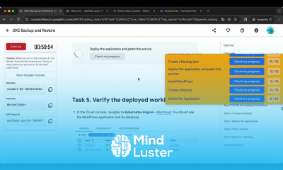 GKE Backup and Restore GSP1110