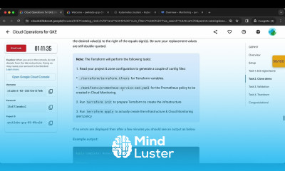 Cloud Operations for GKE GSP497