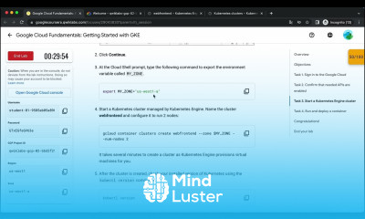 Google Cloud Fundamentals Getting Started with GKE