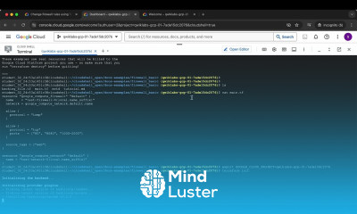 Change firewall rules using Terraform and Cloud Shell