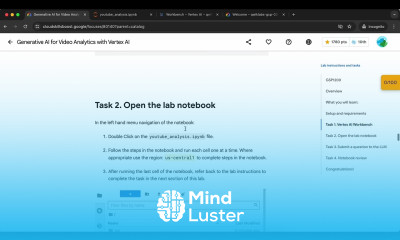 Generative AI for Video Analytics with Vertex AI GSP1200