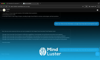 Generative AI Associate Cloud Engineer Revision ARC121