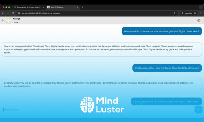 Generative AI Cloud Digital Leader Revision ARC120