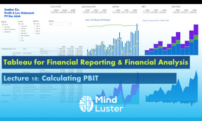 Lecture 10 Calculating PBIT Course Tableau for Financial Reporting Financial Analysis