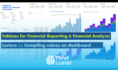 Lecture 11 Compiling values on dashboard Course Tableau for Financial Reporting FA