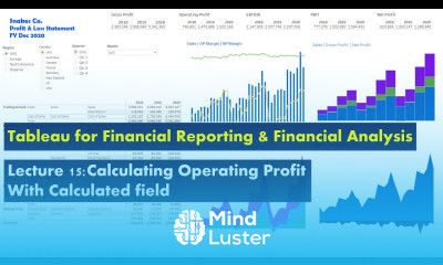 Lecture 15 Calculating Operating Profit with Calculated field Course Tableau for FR FA
