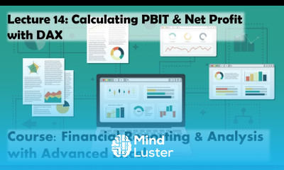 Lecture 14 PBIT Net Profit with DAX Course Financial Reporting with Advanced Excel