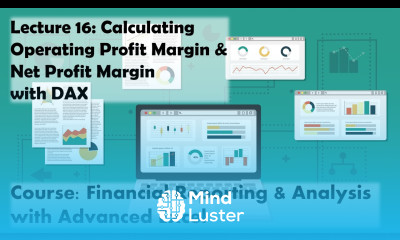 Lecture 16 Operating Net Profit Margin with DAX Course Financial Reporting w Advanced Excel