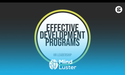 Effective Development Programs