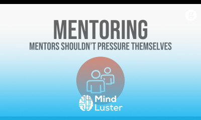 Mentors Shouldn t Pressure Themselves