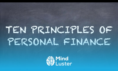 Ten Principles of Personal Finance【Dr Deric】