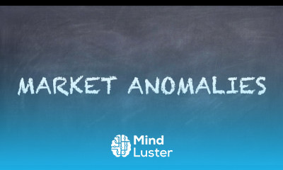 Market Anomalies【Dr Deric】