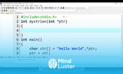 Learn 47 Finding the Length of a String Using Pointers in C Efficient ...