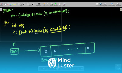 Learn 54 Calloc in C Efficient Memory Allocation and Initialization ...