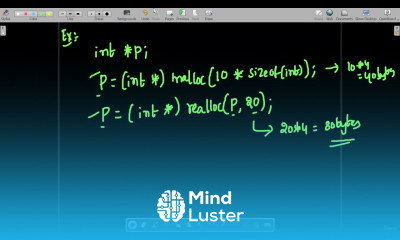 Learn 55 Realloc in C Dynamic Memory Reallocation for Flexibility and ...