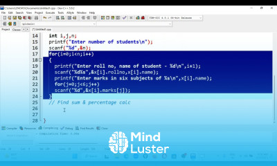 Learn 58 Array within Structures in C Managing Complex Data Structures ...
