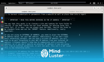 10 Stealing Credentials with the Social Engineering Toolkit
