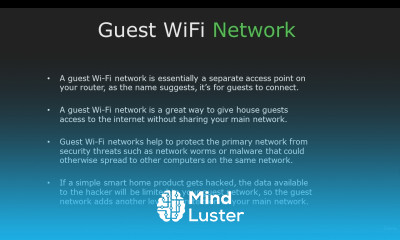 3 Protect your Home Network using Guest WiFi