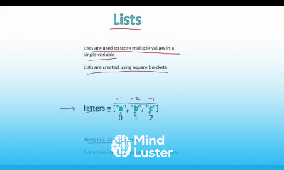 7 Working with Lists in Python Harnessing the Power of Ordered Collections YouTube Tutorial