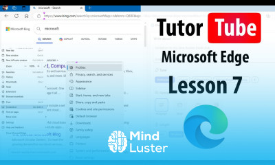 Microsoft Edge Lesson 7 Sign in with Microsoft Account